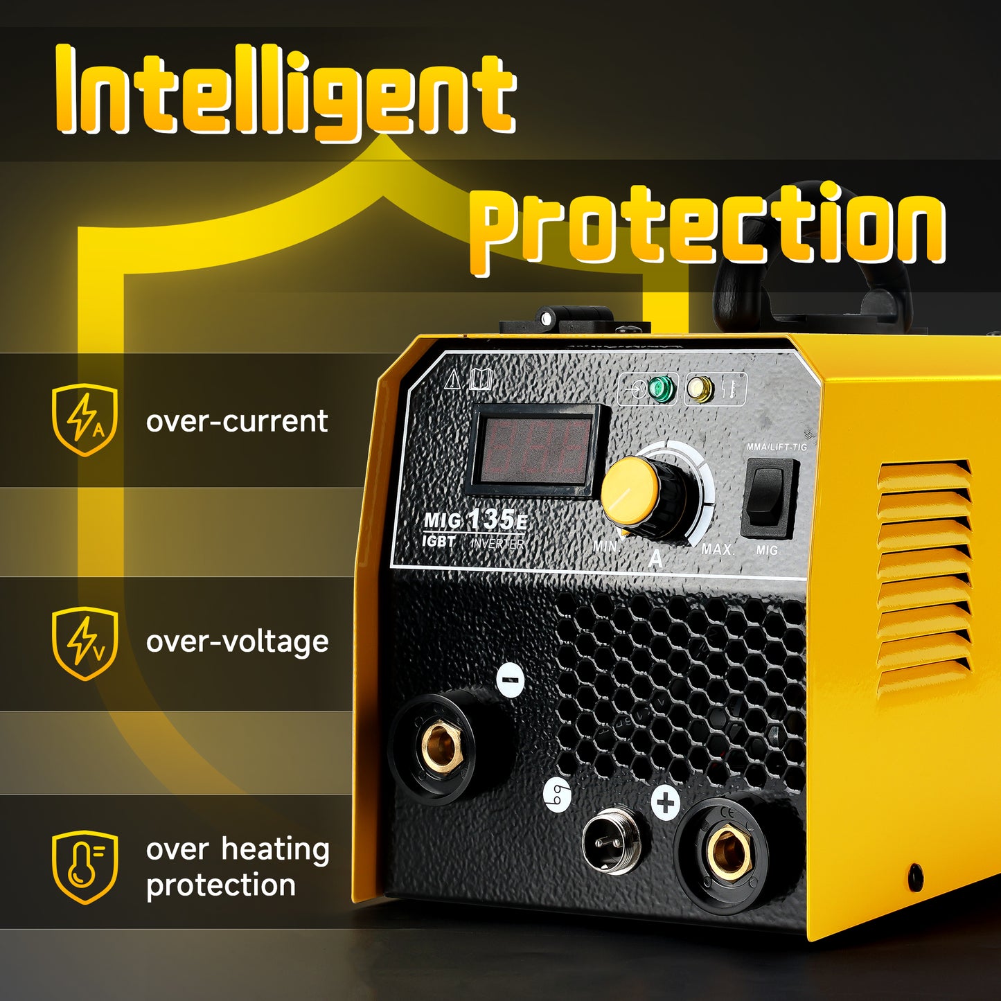 Sefaspe MIG135E 溶接機 コンパクトポータブル溶接機