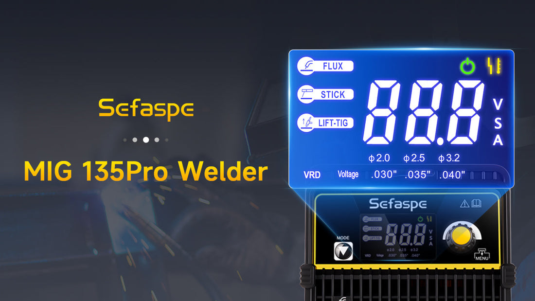 Sefaspe MIG135Pro: The Compact Smart Welder That Delivers Big on Versatility and Reliability
