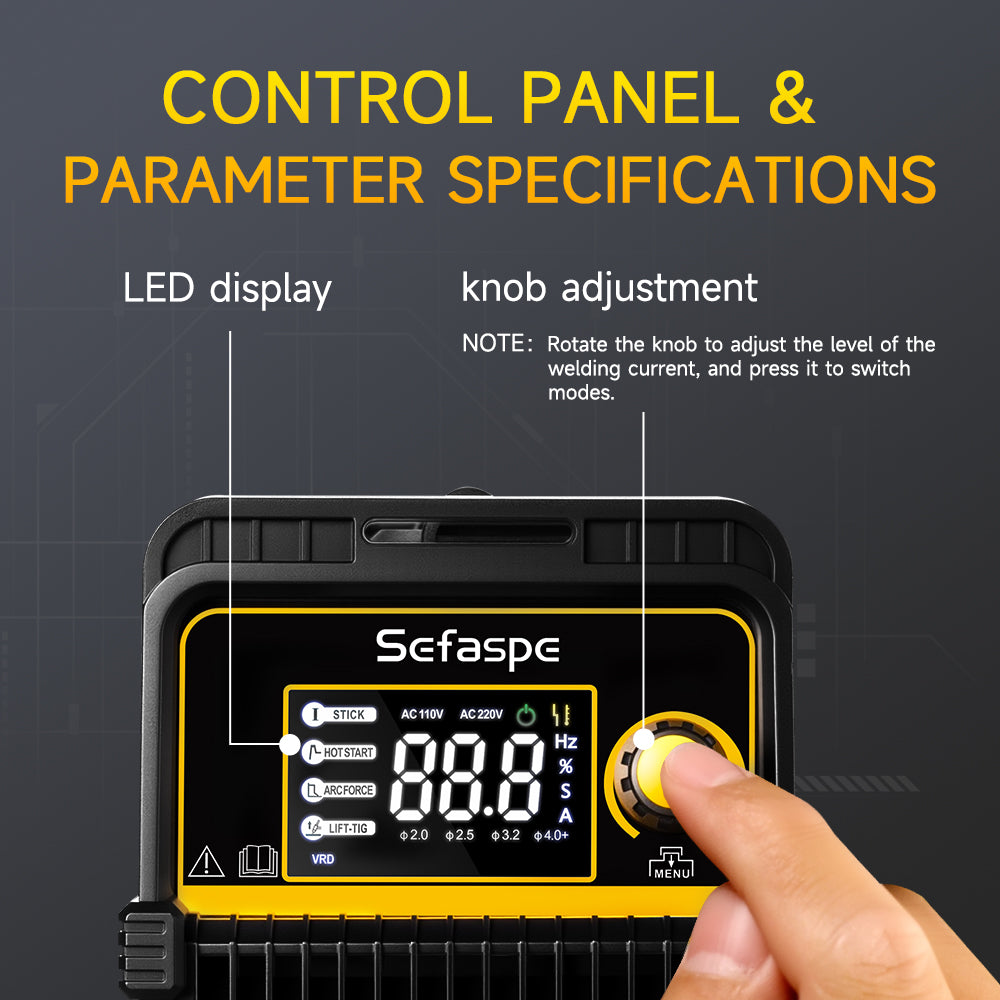 Sefaspe ARC 200Pro Adjustable Lift TIG Welder