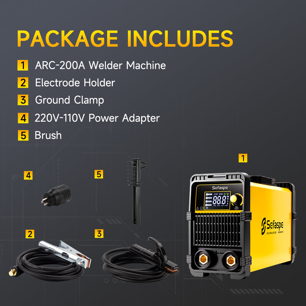 Sefaspe ARC 200Pro Adjustable Lift TIG Welder