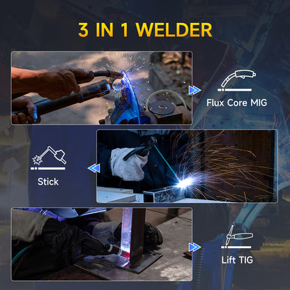 Sefaspe MIG135Pro MIG / Lift-TIG / Stick 3-in-1 Welder