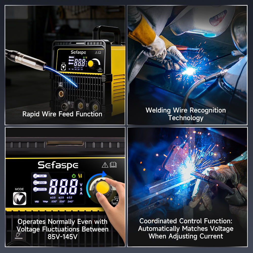 Sefaspe MIG135Pro MIG / Lift-TIG / Stick 3-in-1 Welder