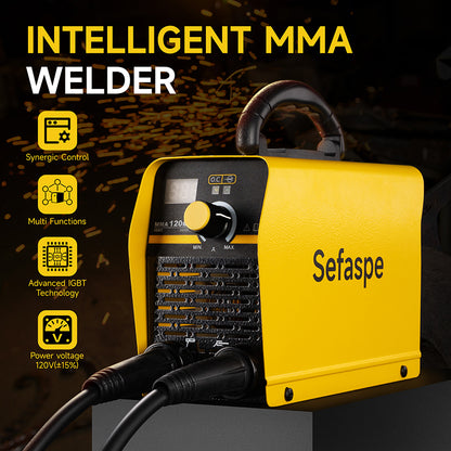 Sefaspe MMA120E 110V Electric Welding Machine 4.4Ib Handheld Welder